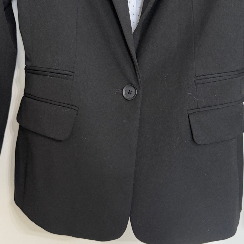 Express Black Women's Single-Button Blazer - Picture 6 of 7